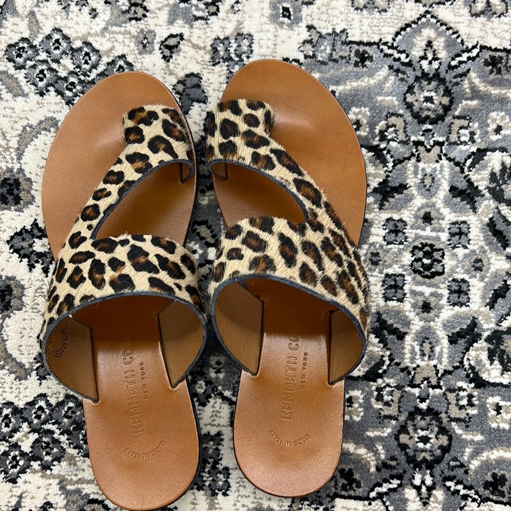 Kenneth Cole animal print Sandals